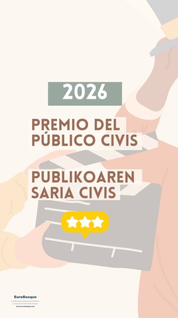 🏆 2026ko CIVIS sariaren bozketa | #EuropaGara
XX 2026ko #CIVISSaria-n parte hartzen duten bigarren hezkuntzako euskal ikasleen bideorik onena zein den elkarrekin erabakitzeko lehiaketa. Zuen bideo gogokoena bozkatu 2026ko irailaren 27a baino lehen.
📍 Sari-banaketa irailaren 30ean egingo da, Bilbon.
🔗 Bozkatzeko BIOko estekan.
-
🏆 Votación premio CIVIS 2026 | #SomosEuropa
Concurso público para decidir cuál es el mejor vídeo del alumnado vasco de secundaria que participa en el XX #PremioCIVIS 2026. Vota tu vídeo favorito antes del 27 de septiembre de 2026.
📍 Entrega de premios día 30 de septiembre en Bilbao.
🔗 Enlace a votaciones en la #BIO.
¡Muchas gracias a los/las participantes! | Eskerrik asko parte hartzaileei
¡Y mucha suerte! Ta sortea izan!