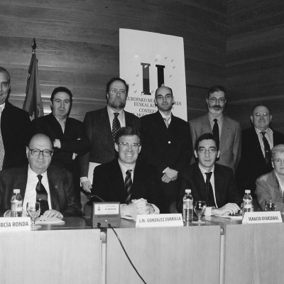 Vitoria-Gasteiz 2005, Junta Directiva de EuroBasque: E. Cadenas, J. Poza, J. M. Etxebarria, C. Vaquero, J. Moraza, P. Velarde representante en la Asamblea, J.J. Álvarez,  A. García Ronda, J. M. González Zorrilla, I. Oyarzabal e I. López Aulestia.
