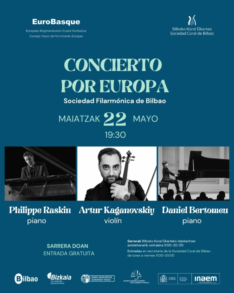 Cartel Concierto por Europa 2026